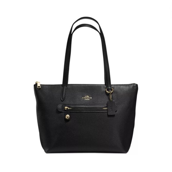Coach Handbags - Coach Black Leather Taylor Tote